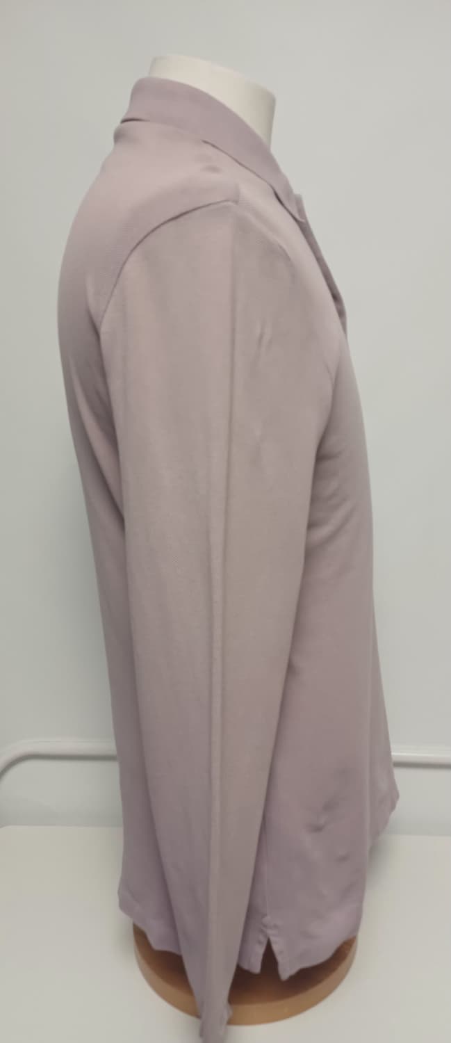 버버리 브릿 하우스체크 롱슬리브 폴로 셔츠 (라벤더 그레이) 상품이미지2