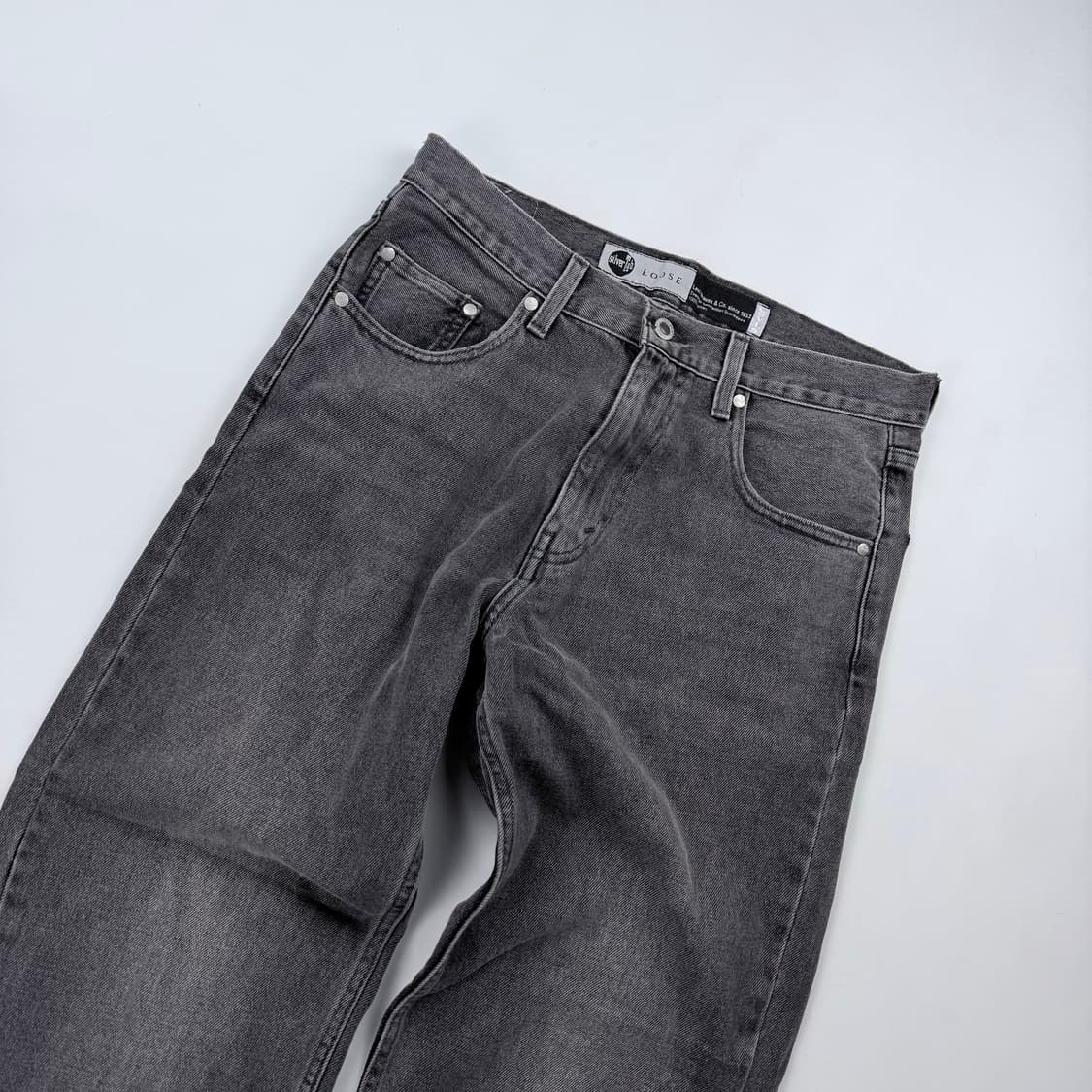 리바이스 실버탭 루즈핏 흑청데님(30x32) 상품이미지2