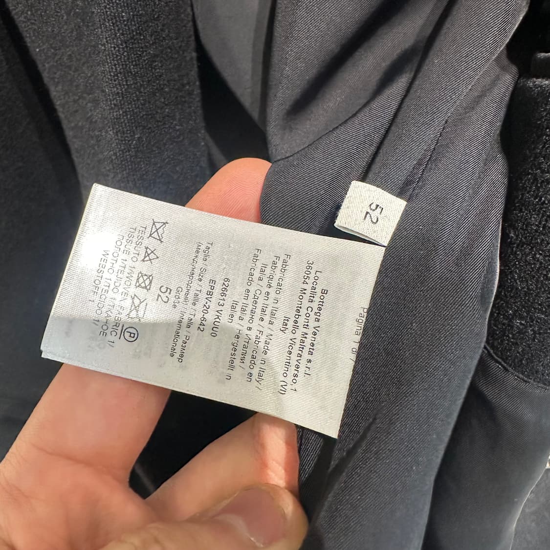 보테가베네타 다니엘 리 피크드라펠 더블브레스티드 코트 상품이미지9