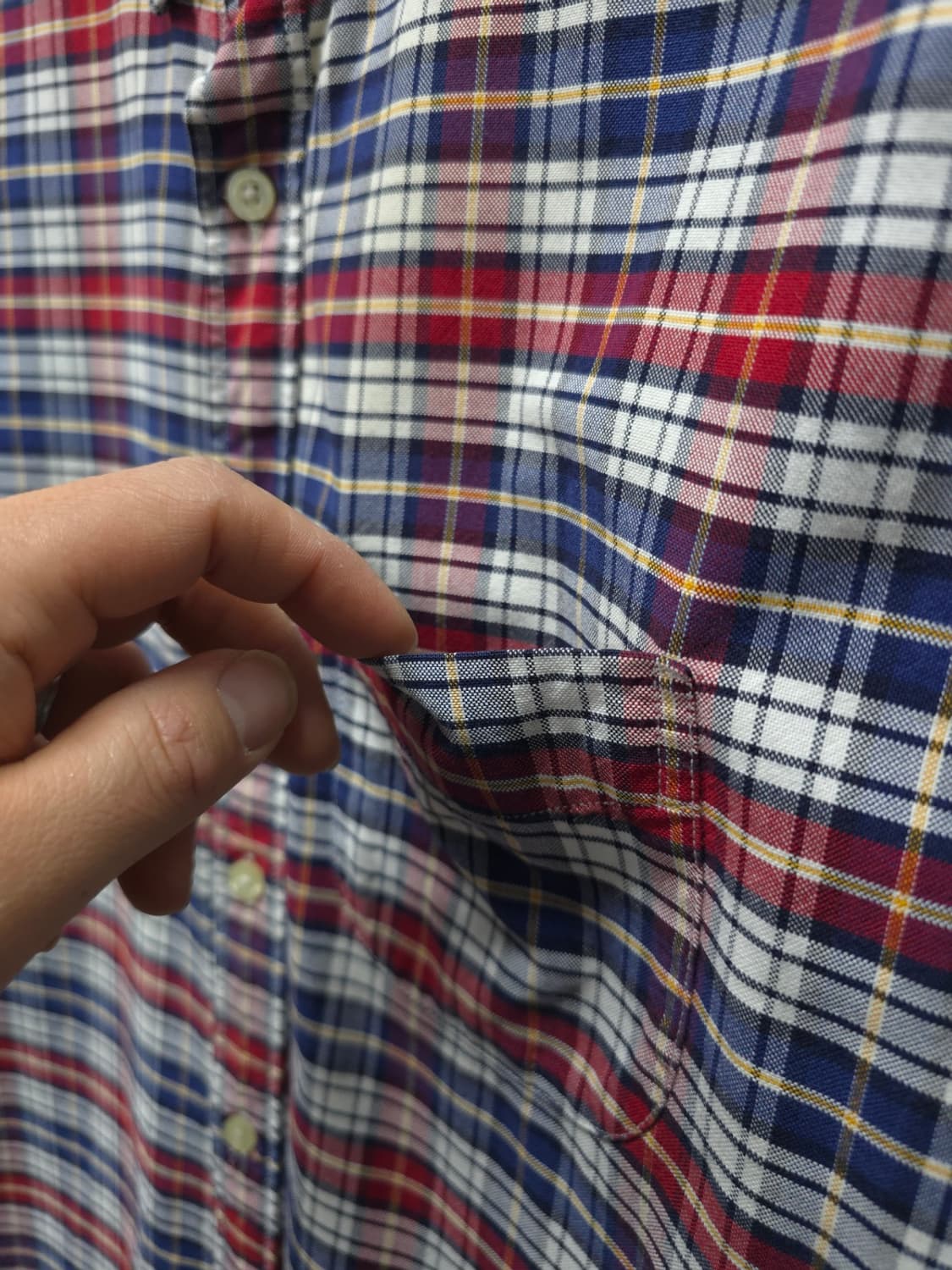 갭 정통 체크 버튼다운 셔츠 (100) 상품이미지7