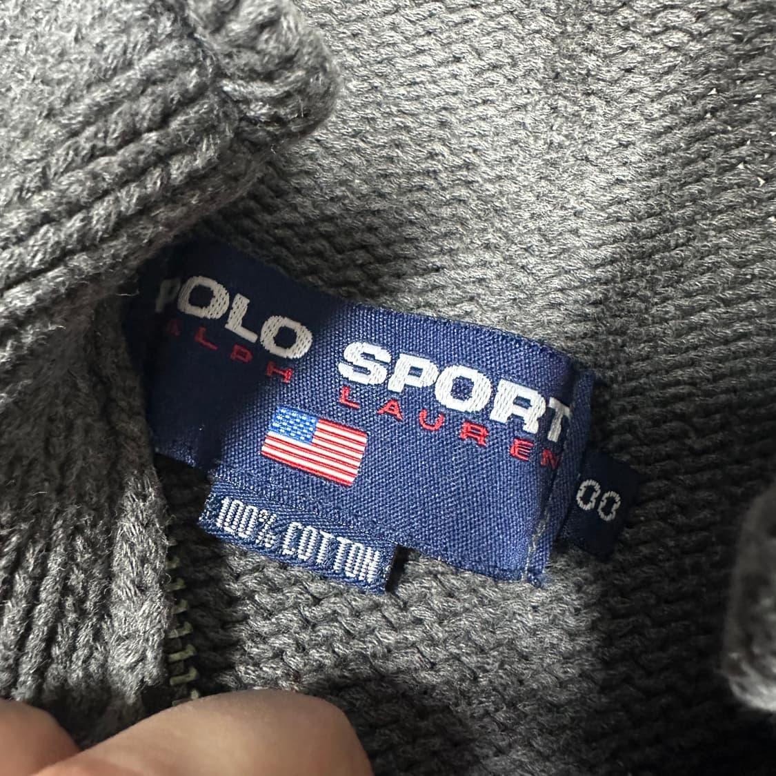 ✨ (바배) 폴로 랄프로렌 스포츠 반집업 니트 상품이미지4