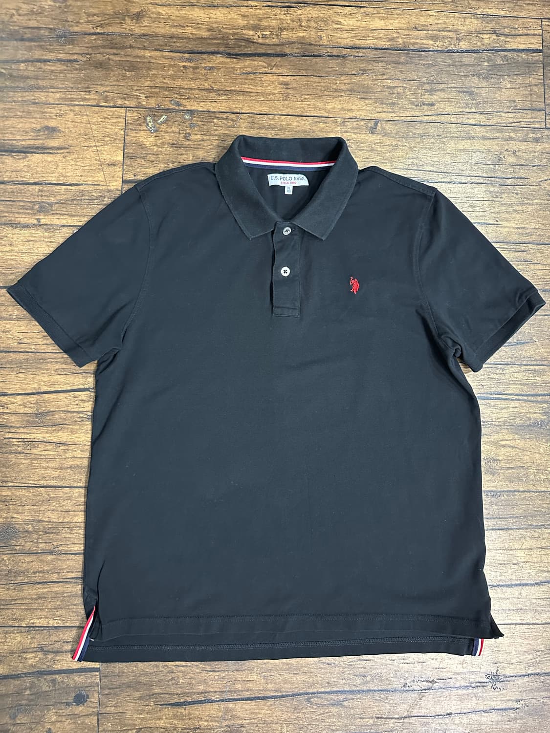 US POLO ASSN 기본 카라티 실측L 상품이미지1