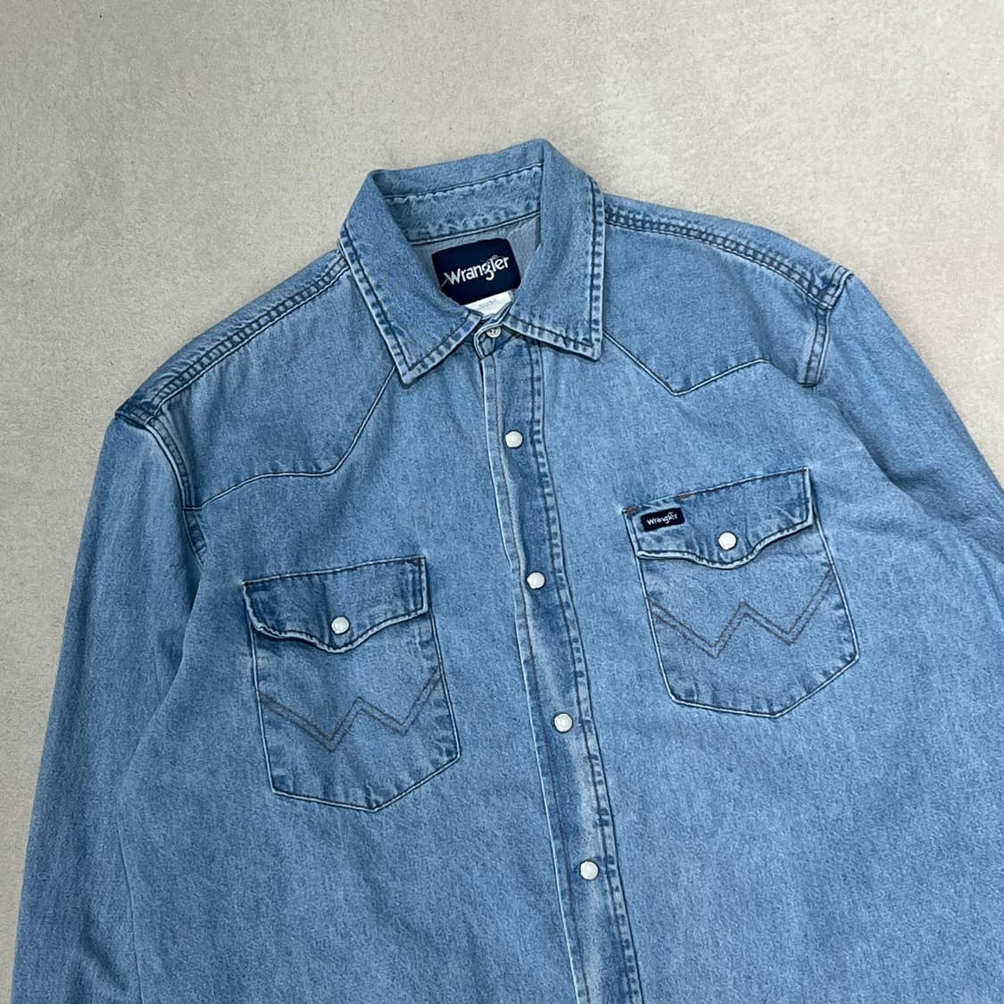 랭글러 워크 데님셔츠 s08974 상품이미지3