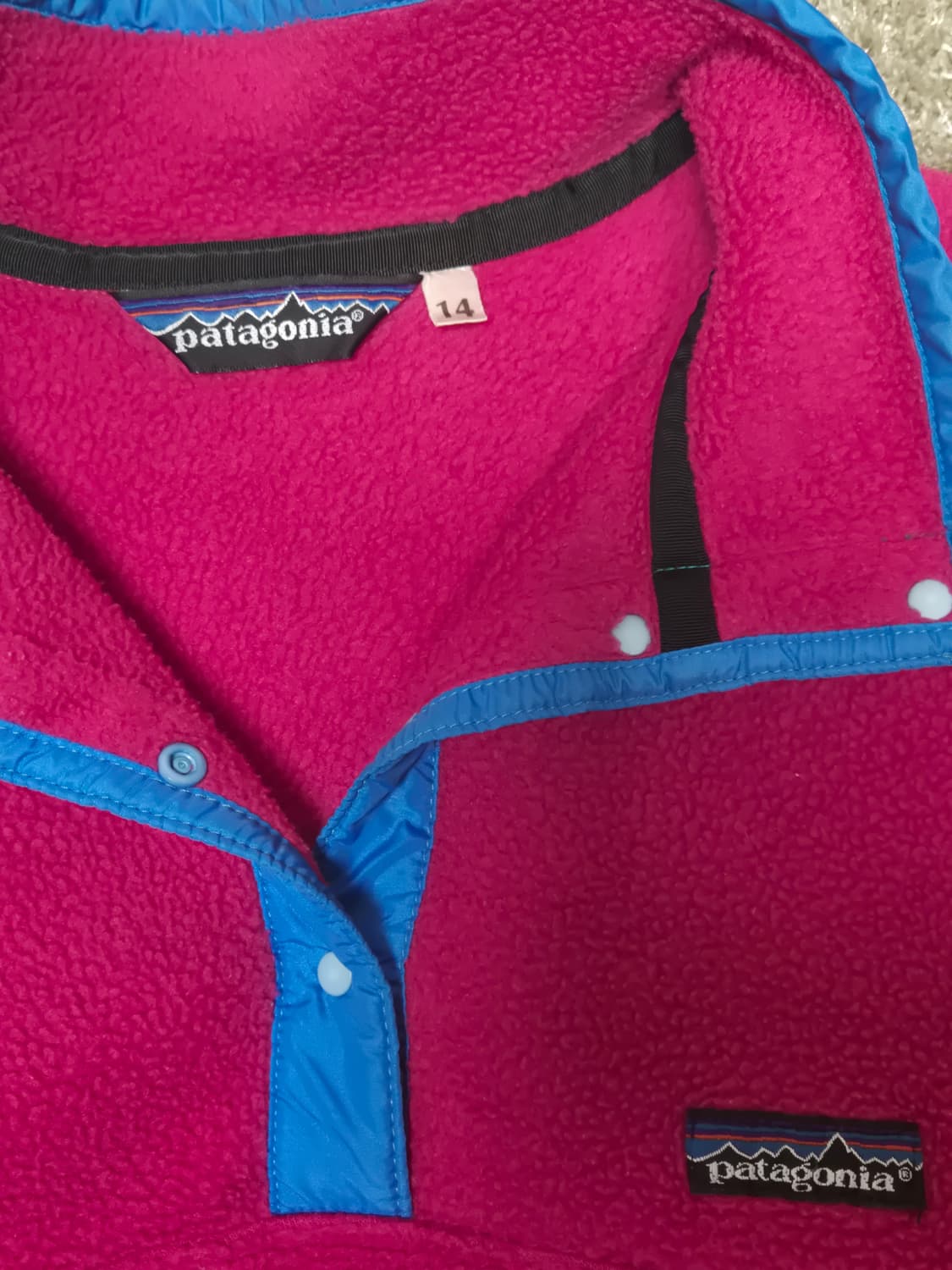 80s Canada 파타고니아 신칠라 핑크 상품이미지2