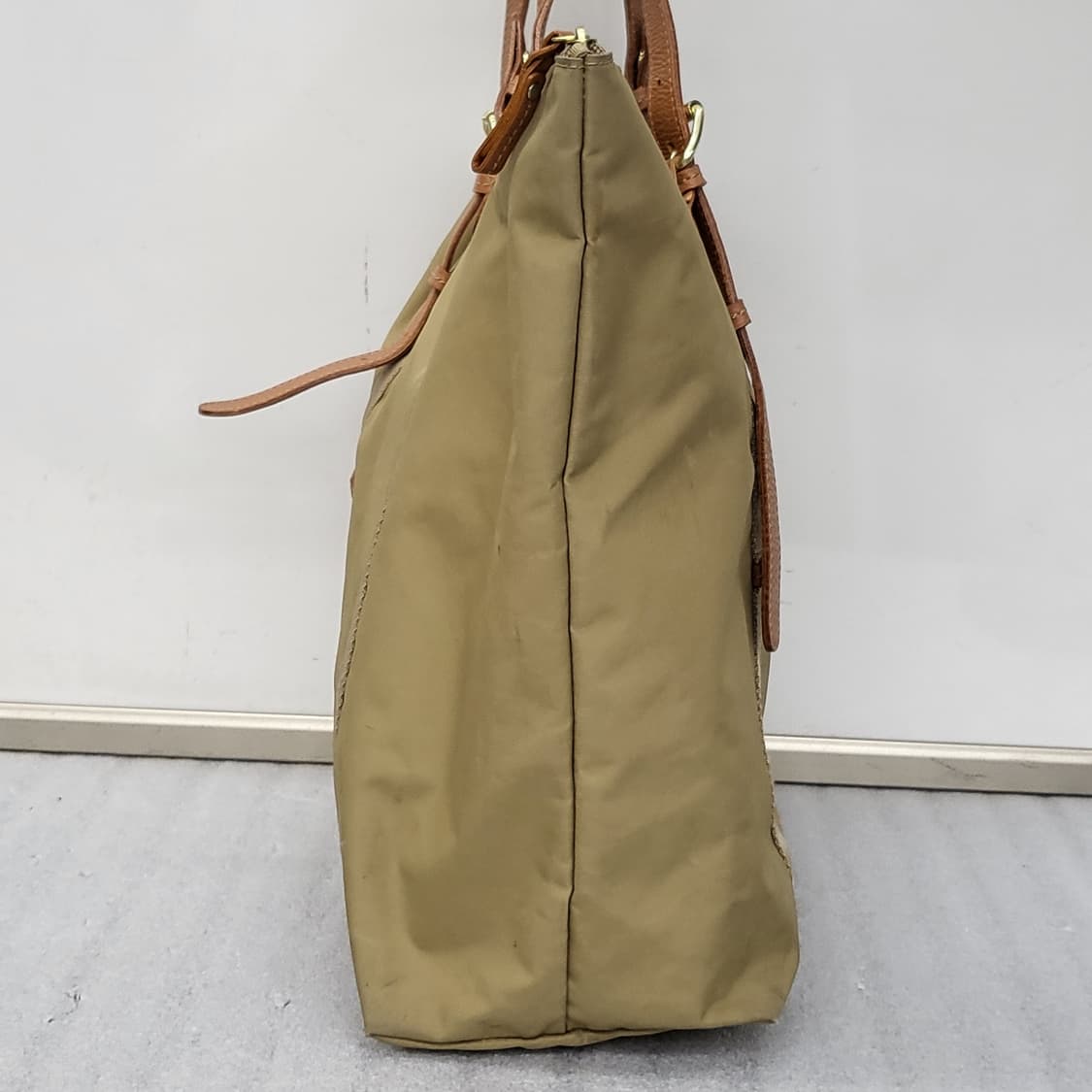 브릭스 정품 토트백 카키 43x37cm 상품이미지5