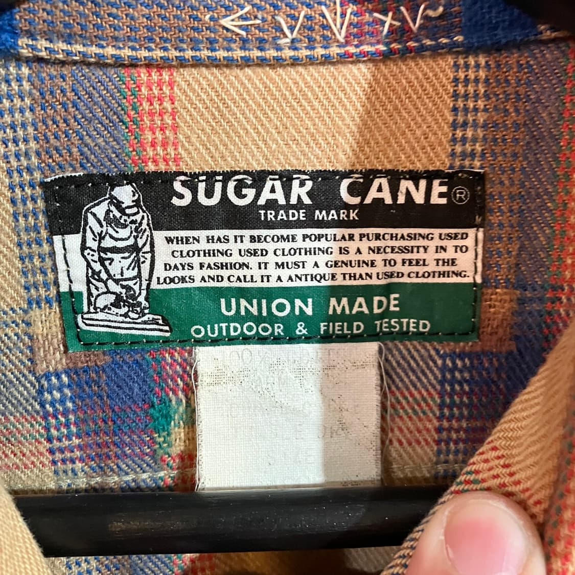 슈가케인 체크패턴 셔츠 상품이미지5