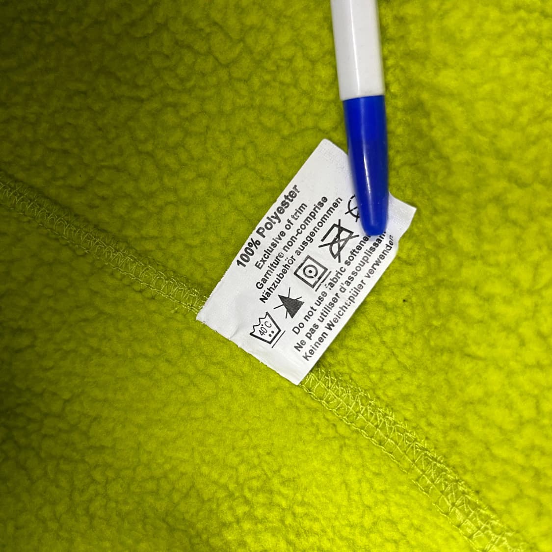 아크테릭스 네온라임 후리스 집업 L 상품이미지8