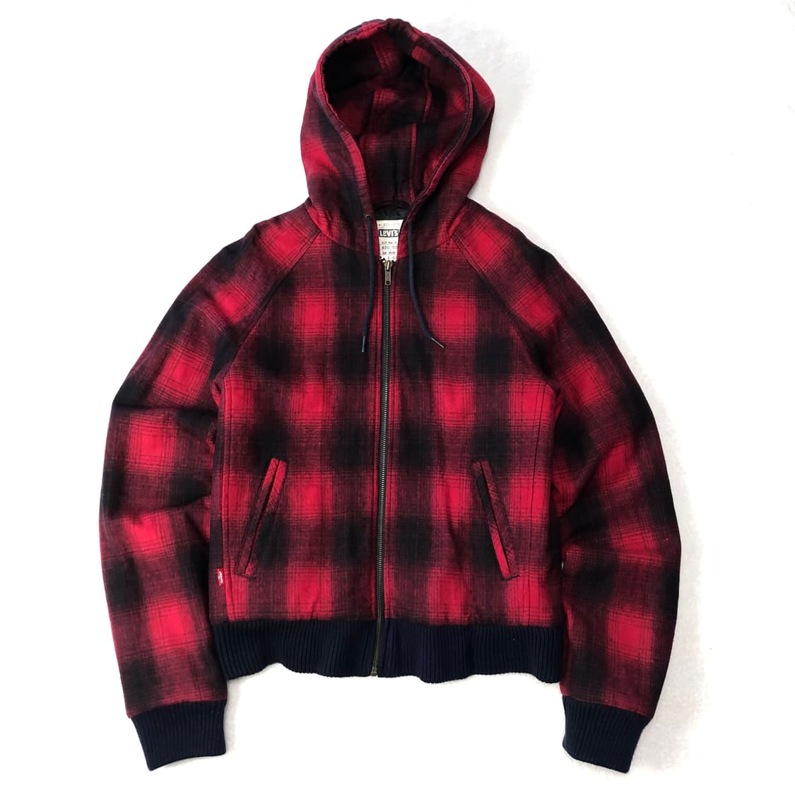 리바이스 체크 후드자켓  상품이미지1