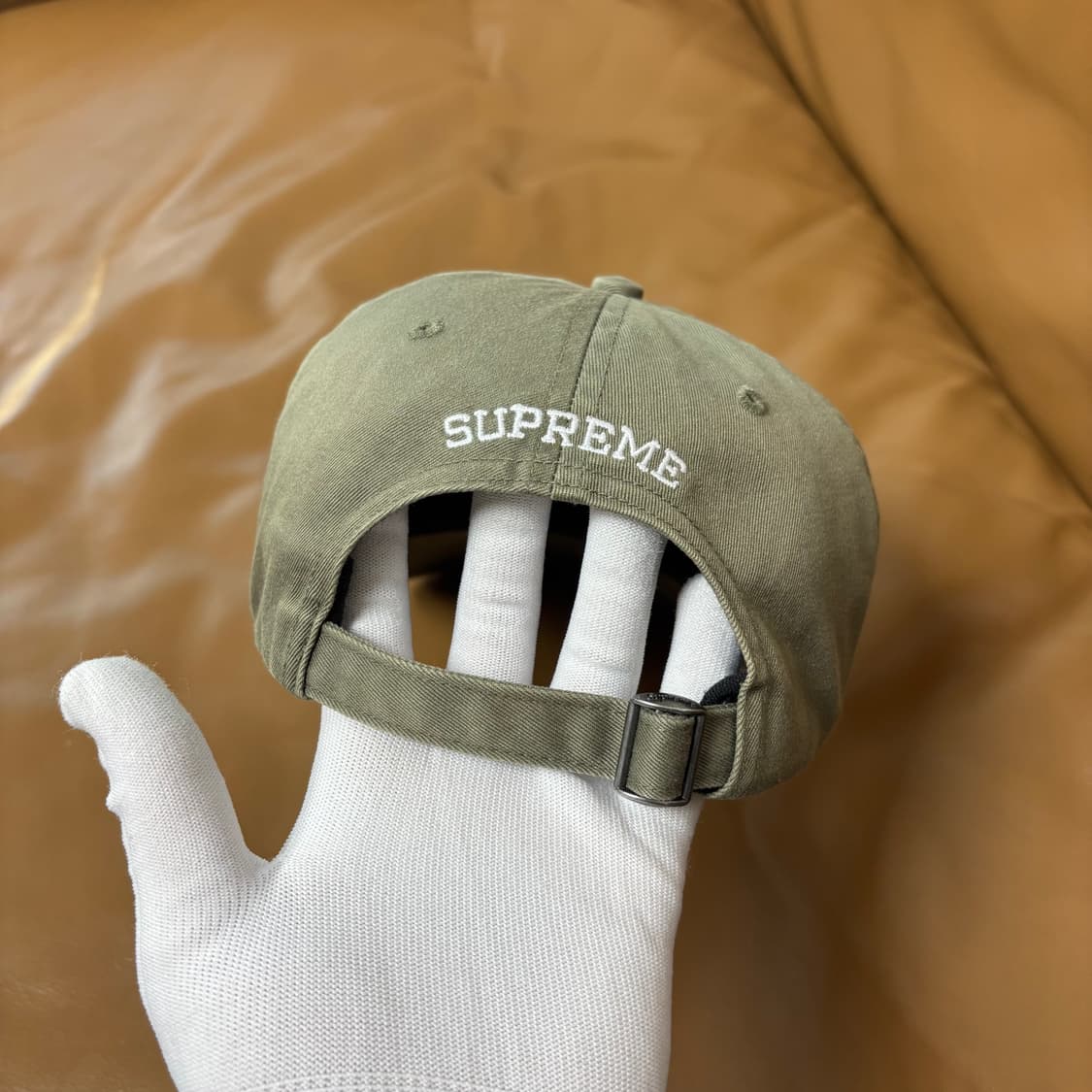 슈프림 6패널 볼캡 모자 24ss 뉴욕 아크 올리브 상품이미지9