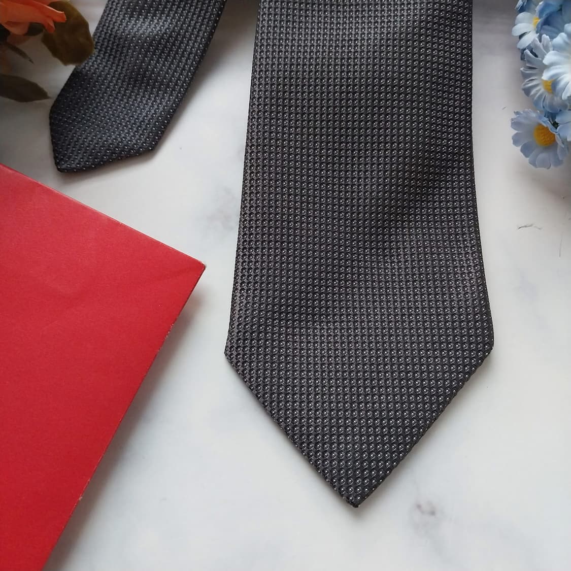 아르마니 꼴레지오니 실크&폴리 넥타이 8.2cm A+등급 K1455
 상품이미지4