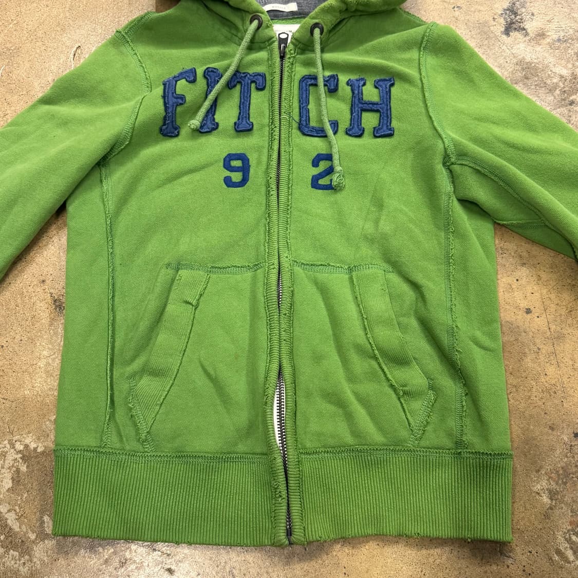 아베크롬비 말차 그린 후드집업 상품이미지3