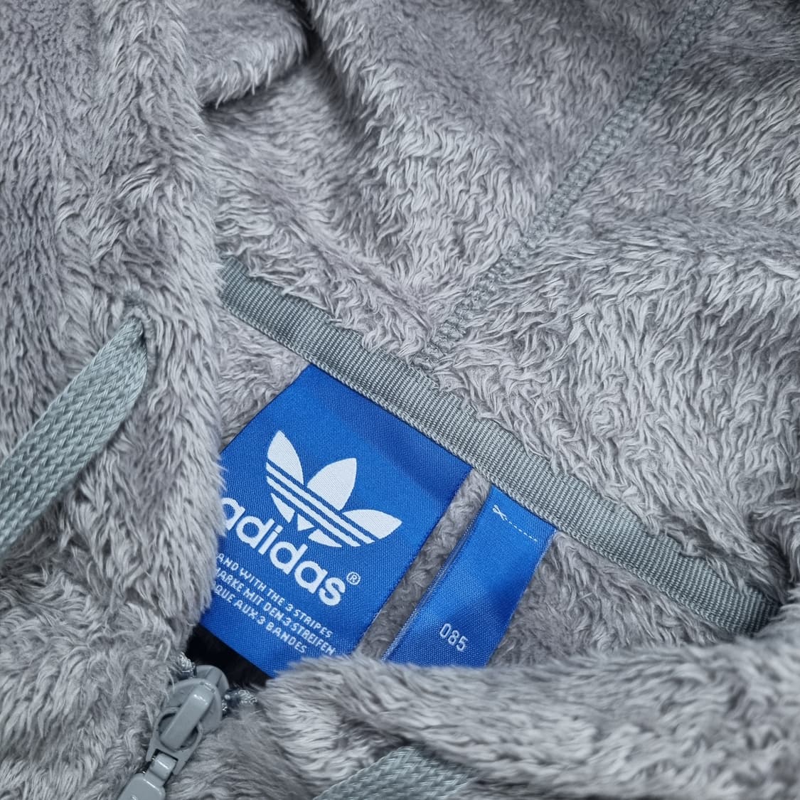 아디다스 그레이 쉐르파 후드 져지 상품이미지3