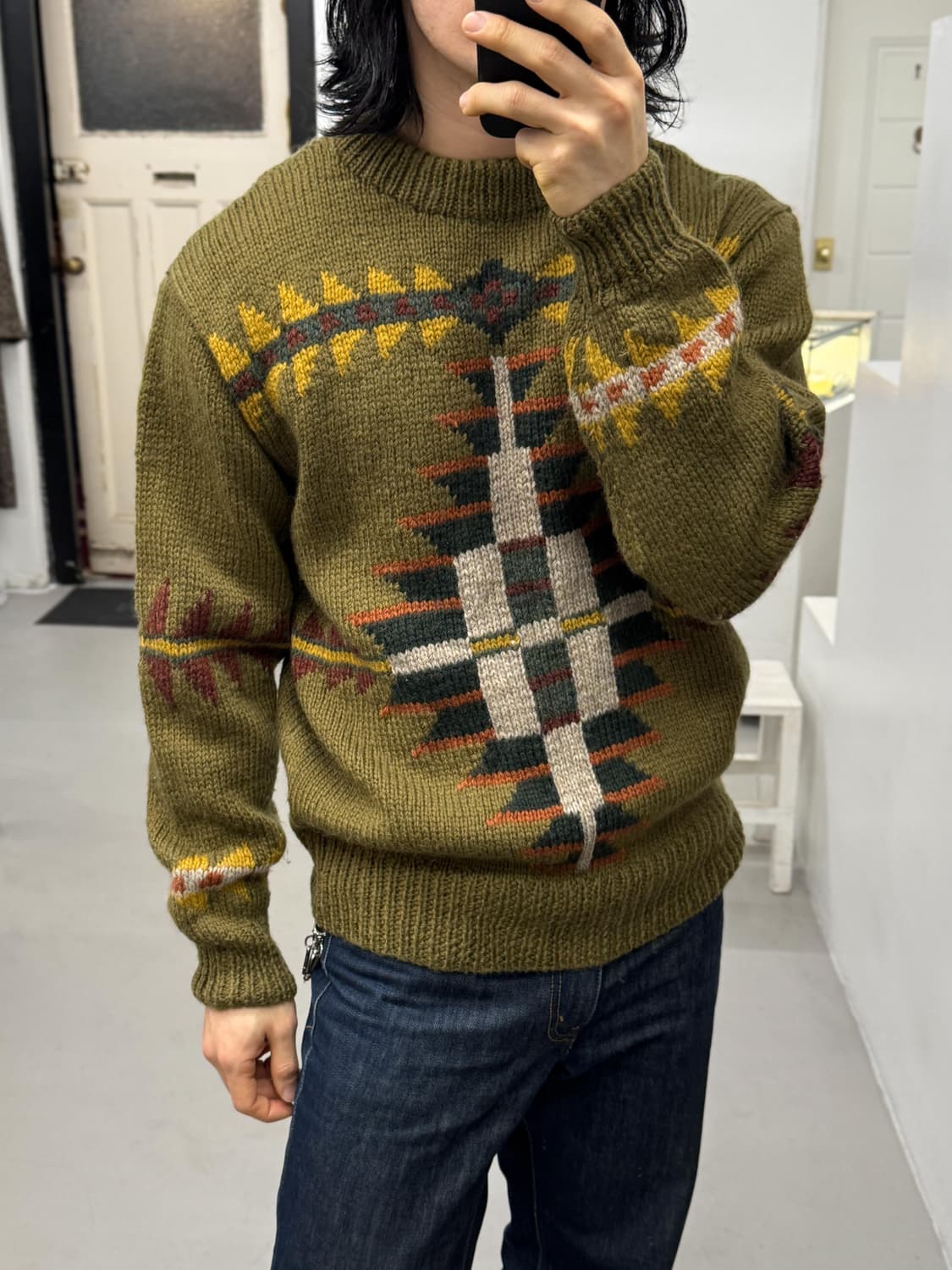 나바호 패턴 스웨터 상품이미지5