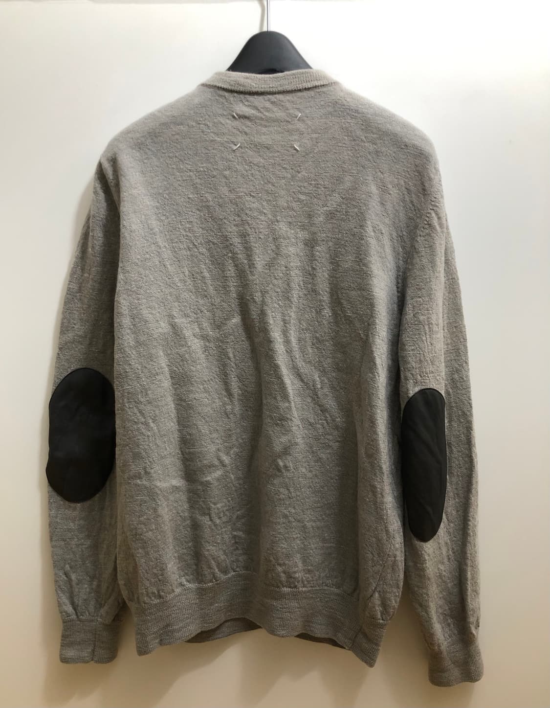 [M] 마르지엘라 엘보우 패치 가디건 그레이 상품이미지2