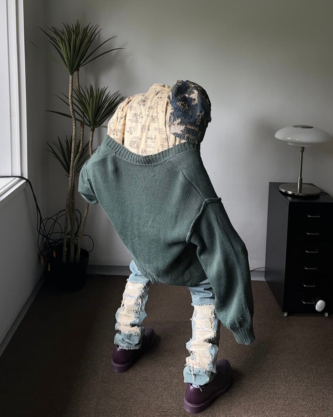 PumaxXO 리프드 대미지 진 상품이미지4