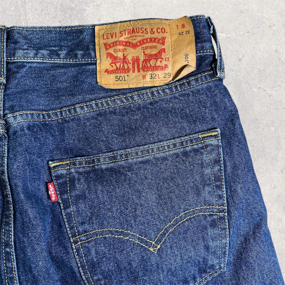 리바이스 501 W32 made in mexico 상품이미지5