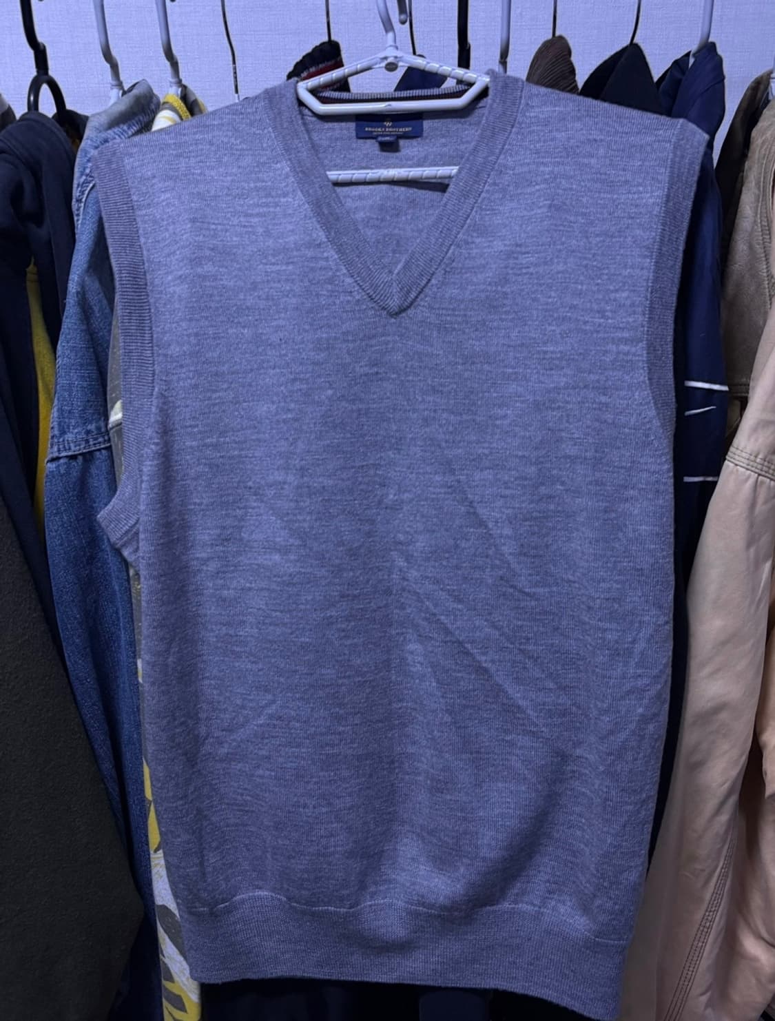 브룩스브라더스 니트 베스트 그레이 m 상품이미지1