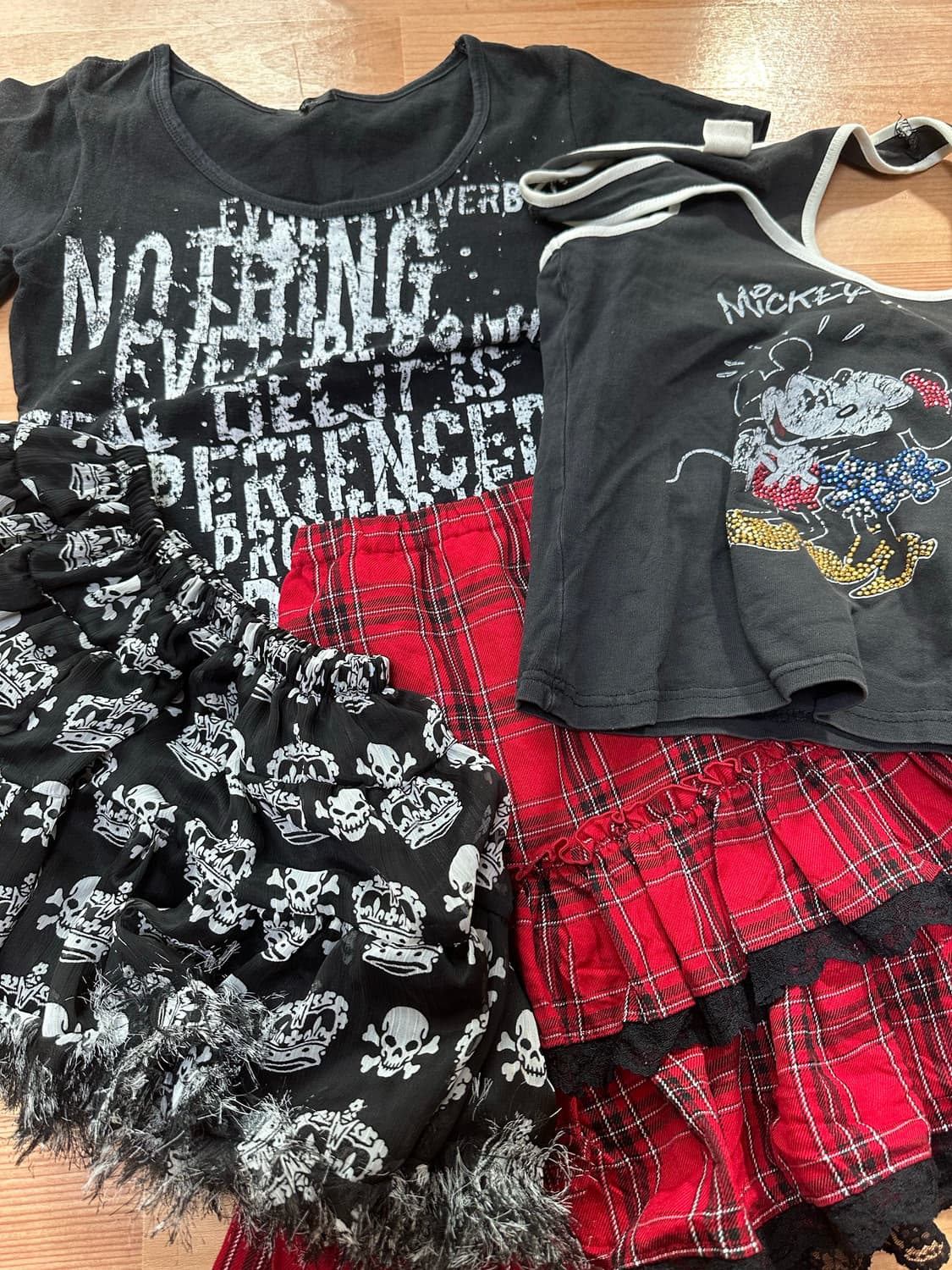 펑크 옷 세트 5벌 판매합니도 상품이미지1