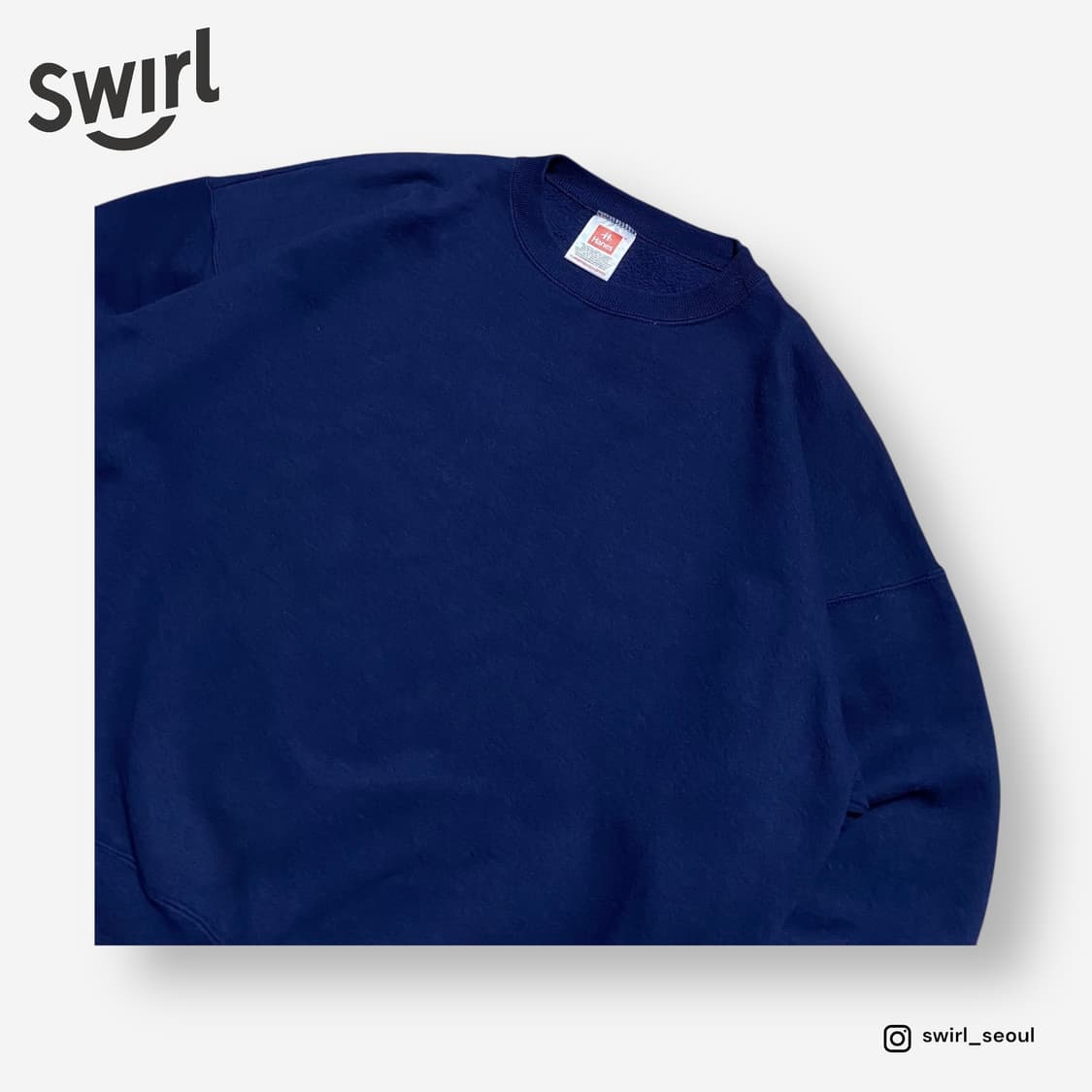 🌊Hanes Navy sweatshirts 상품이미지3