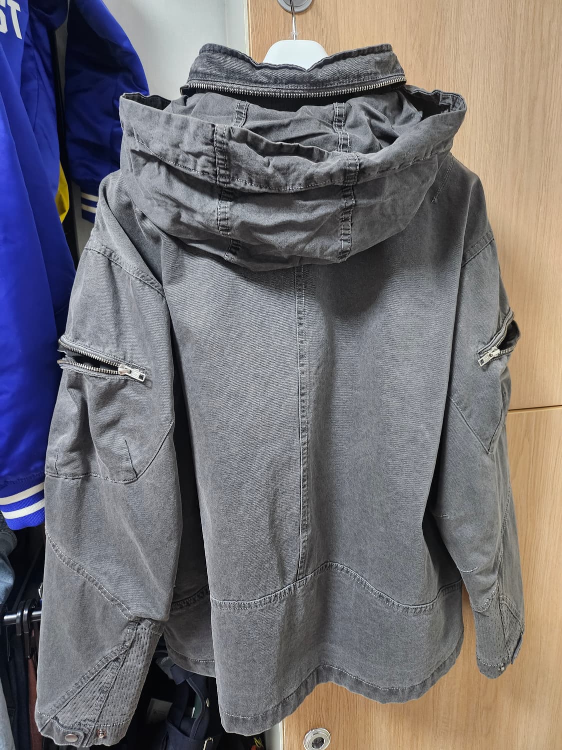 이그노타 코어:6 워시드 포켓 자켓 챠콜 상품이미지4