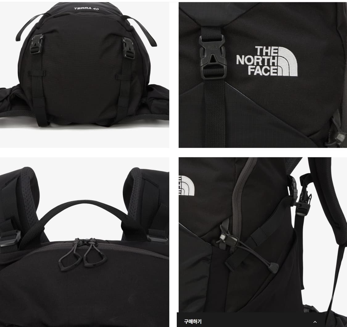 새) 노스페이스 테라 40 백팩 블랙 라지 새제품 상품이미지3