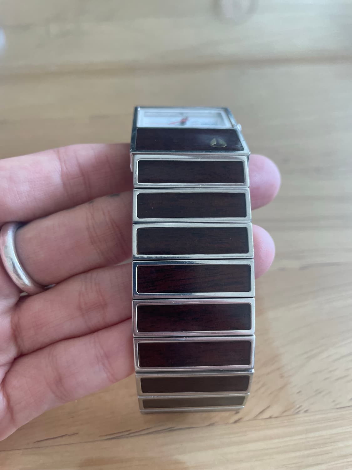 Nixon 빈티지 Chalet 우드 시계 상품이미지6