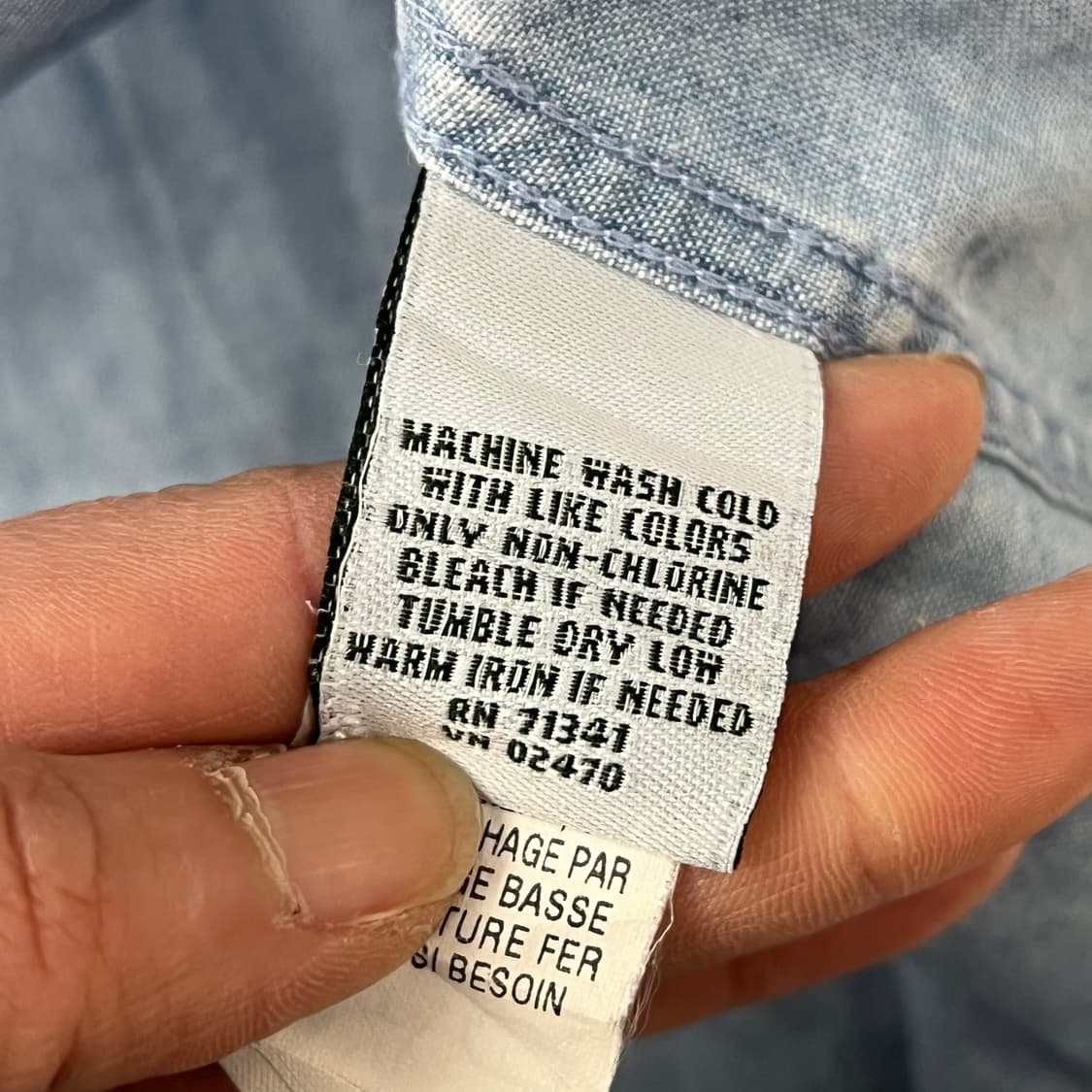 엘엘빈 워크 데님 하프셔츠 s10636 상품이미지6