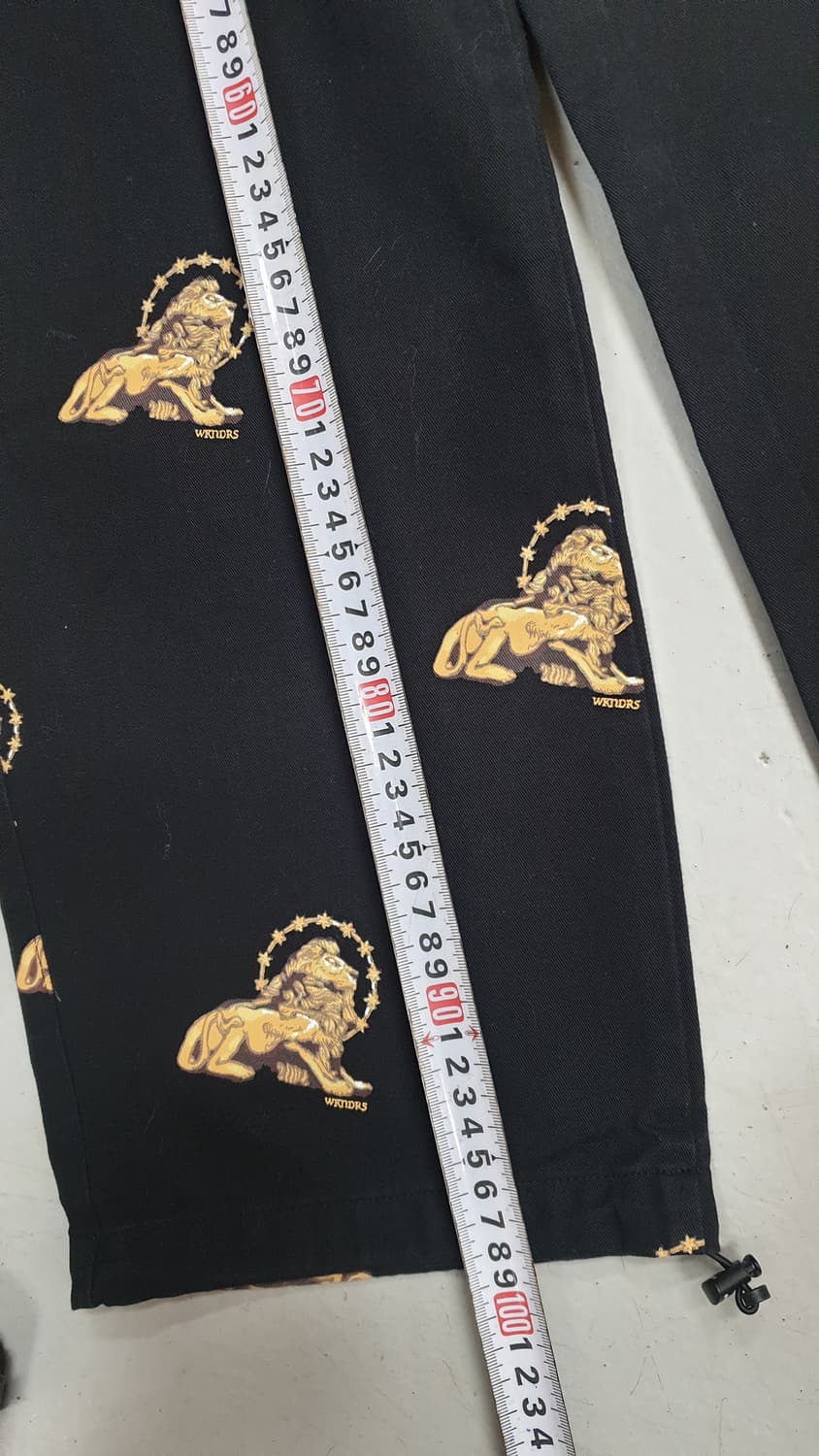 WKNDRS 사자 패턴 바지 L 상품이미지4