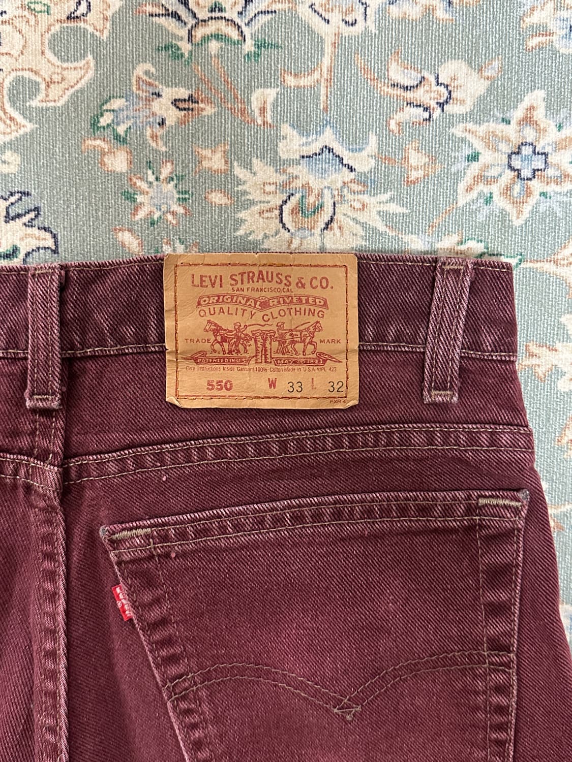 (31)리바이스550 버건디 상품이미지3