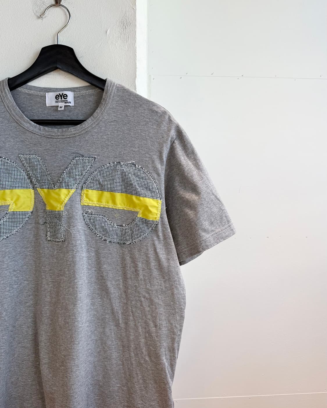 준야와타나베 eye 그레이 AD2015 로고패치 하프티  상품이미지5