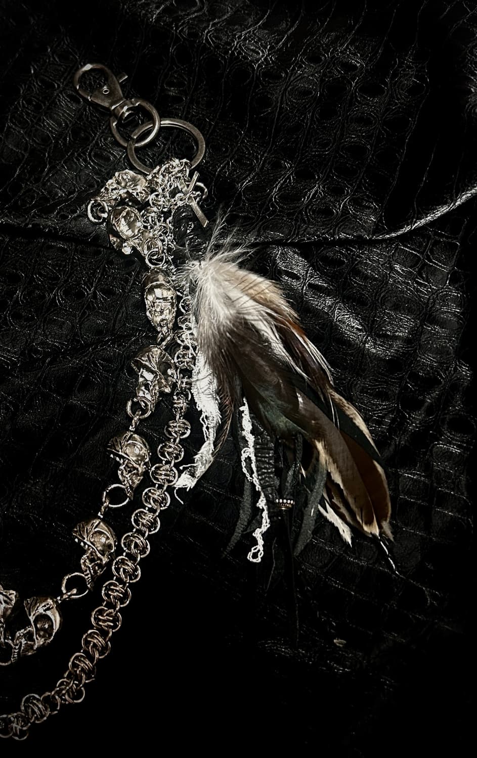 [Handmade]Vkei feather accessory chain 상품이미지4