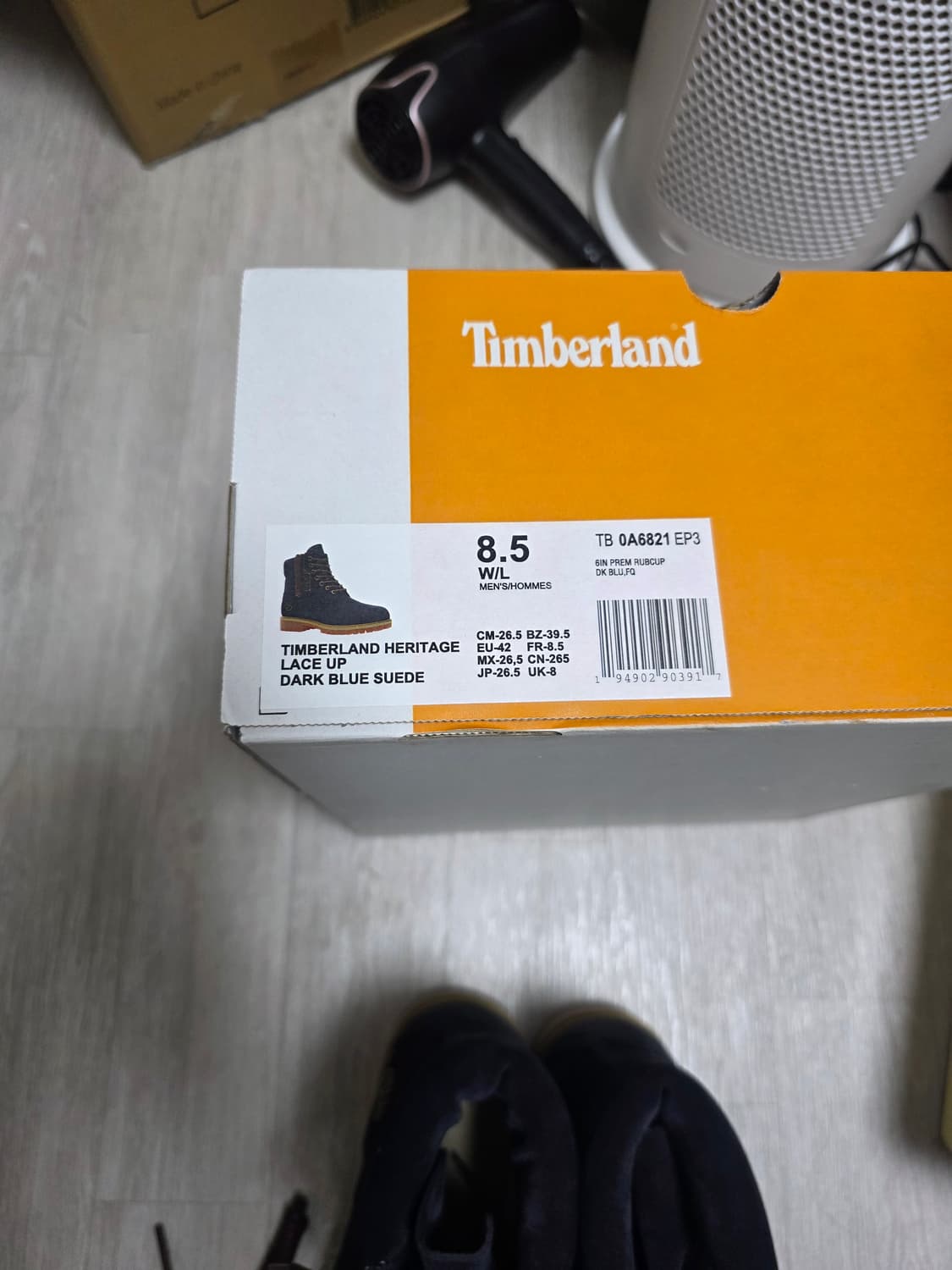 팀버랜드 헤리티지 스웨이드 부츠 네이비(8.5W) 상품이미지2