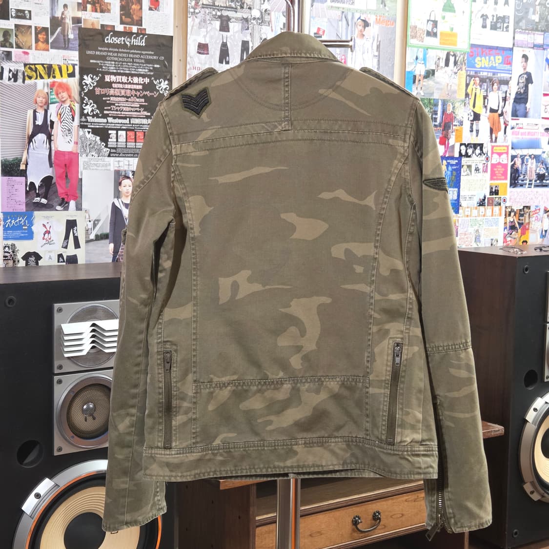 JPN KISSMARK 밀리터리 카모 필드자켓 상품이미지6