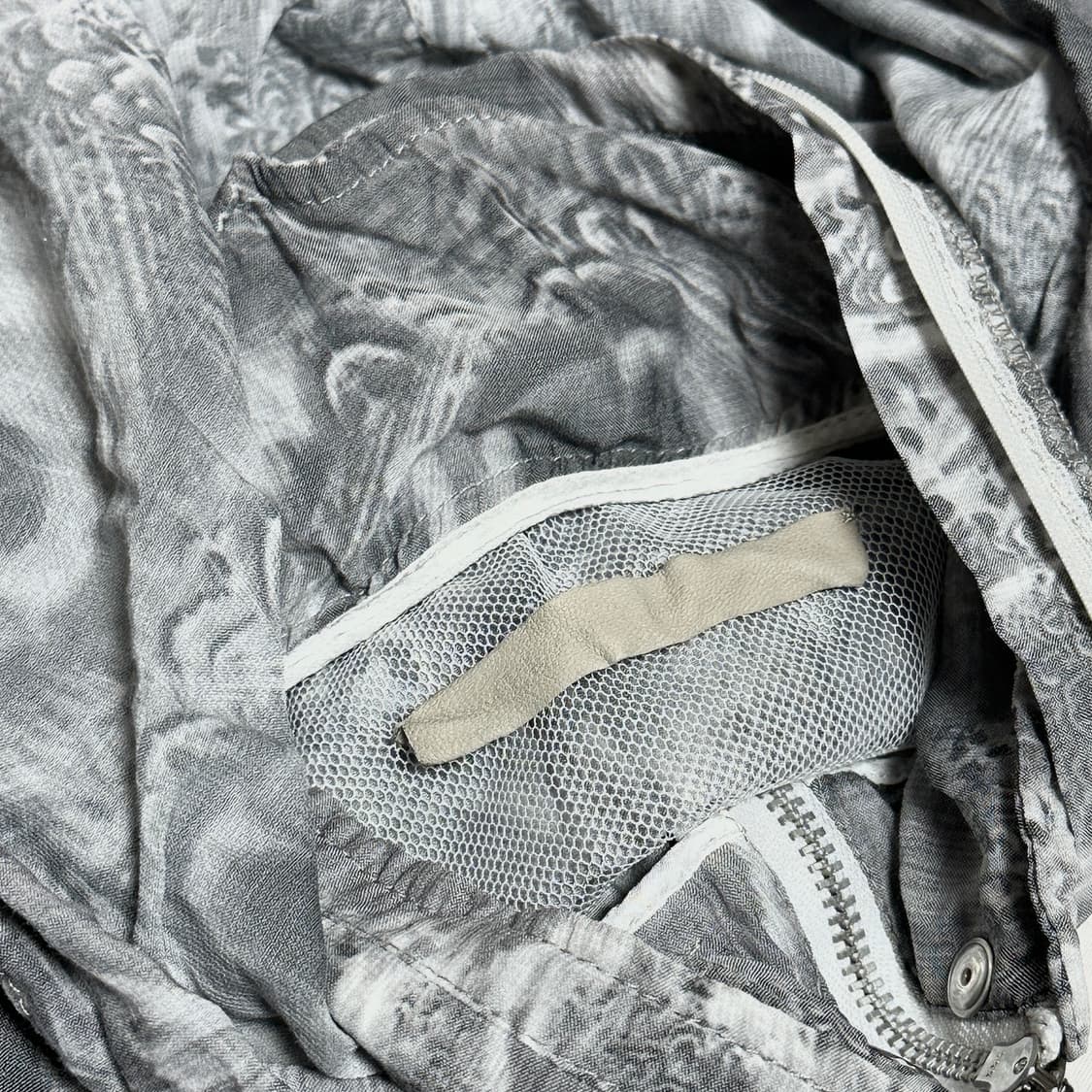 일본 빈티지 피콕패턴 얇은 자켓 상품이미지2