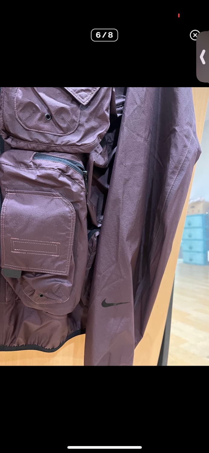 나이키 x 트레이크 녹타 NRG LR 트랙 자켓 다크 와인 L 상품이미지6