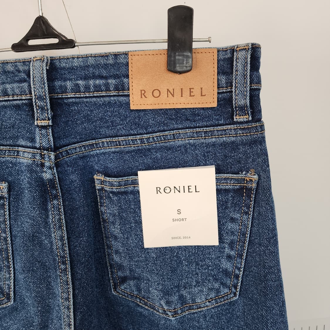 RONIEL 청색 데님 와이드 팬츠 상품이미지5