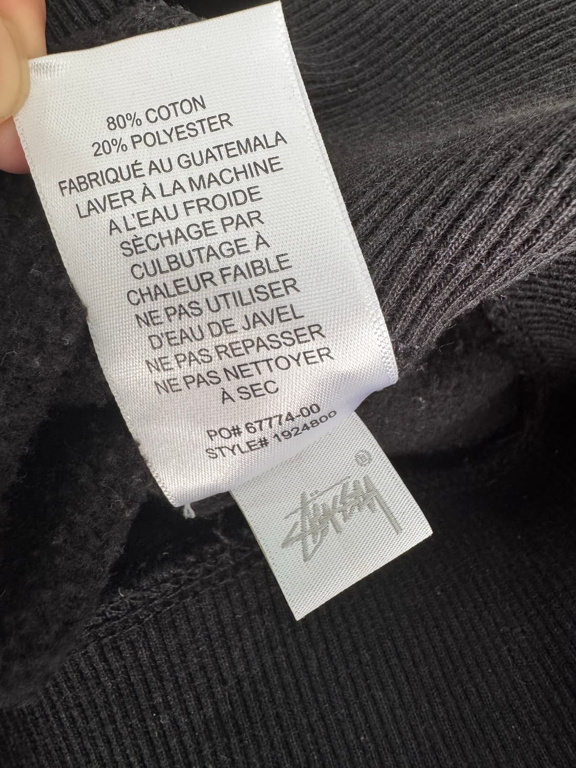 STÜSSY 그래픽 로고 후드티 상품이미지4