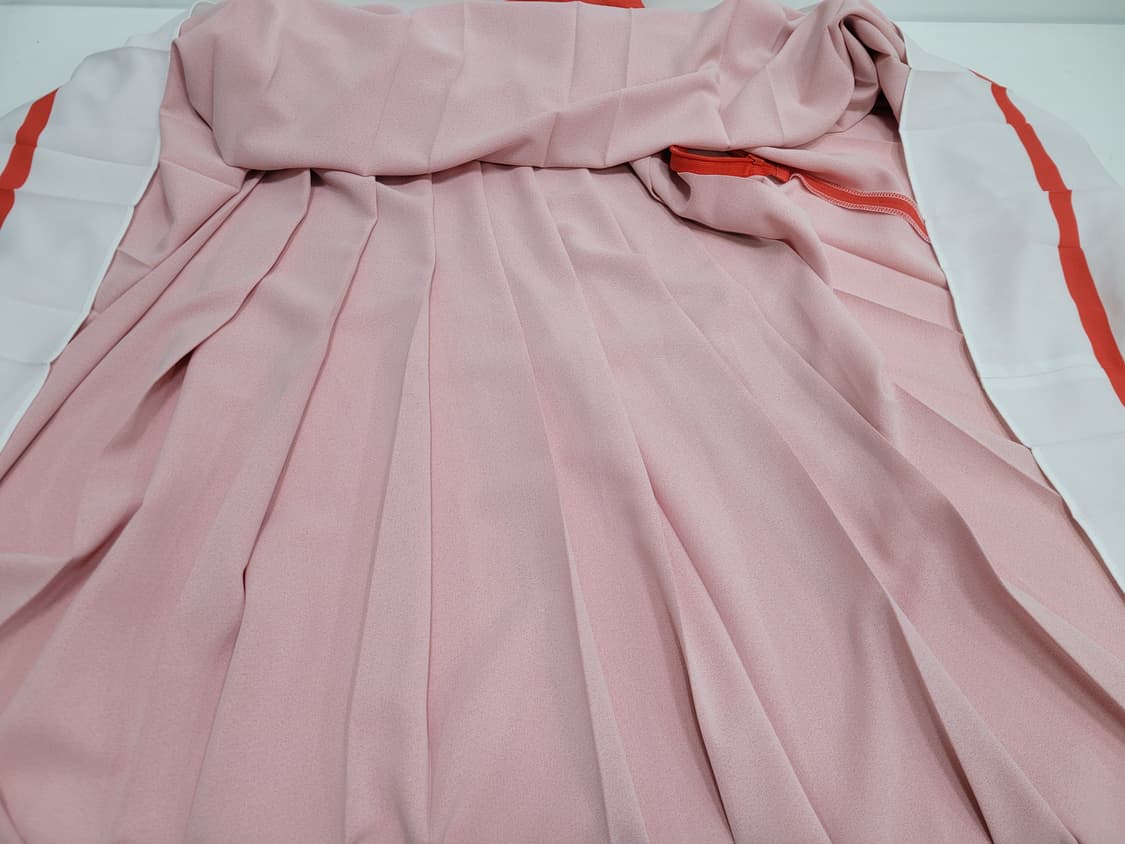 BEANPOLE 21SS 빈폴 플리츠 스커트 / 여 27 레드오렌지
 상품이미지6