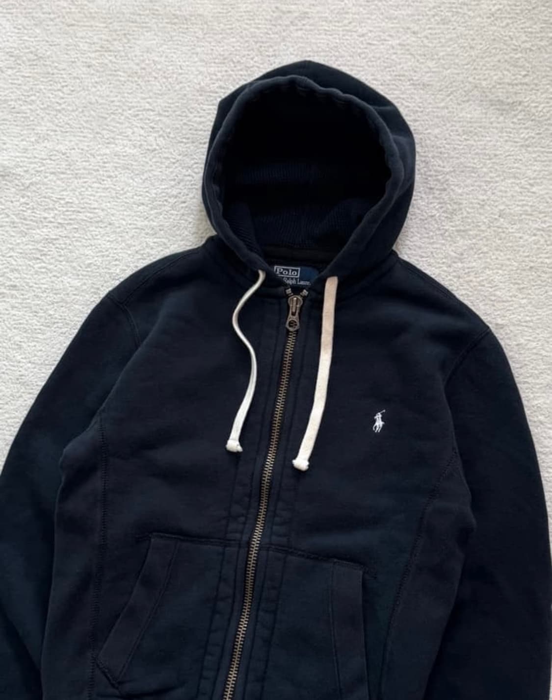 [무료배송] 폴로 후드집업  네이비 상품이미지1