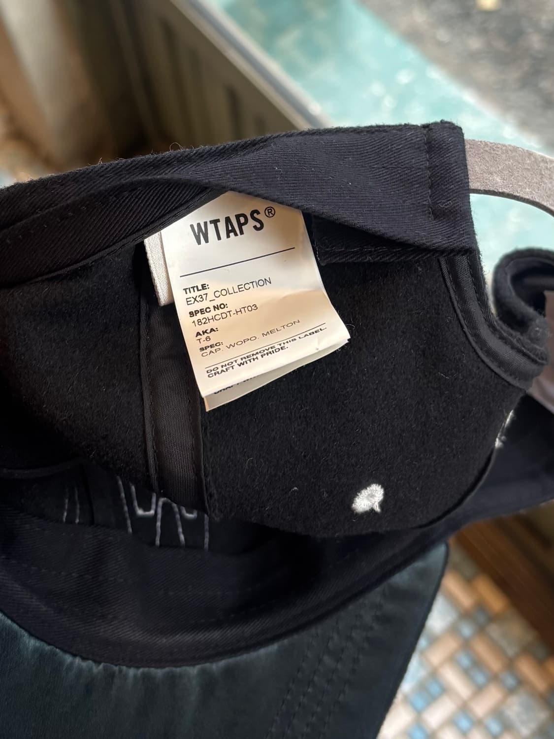WTAPS Wool “WT” Logo Cap 상품이미지4