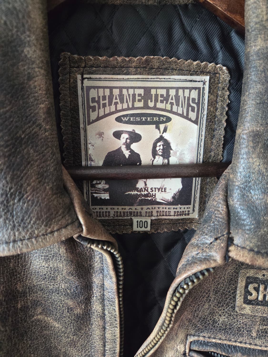 90s 셰인진스 소가죽 레더 베스트 100 상품이미지3