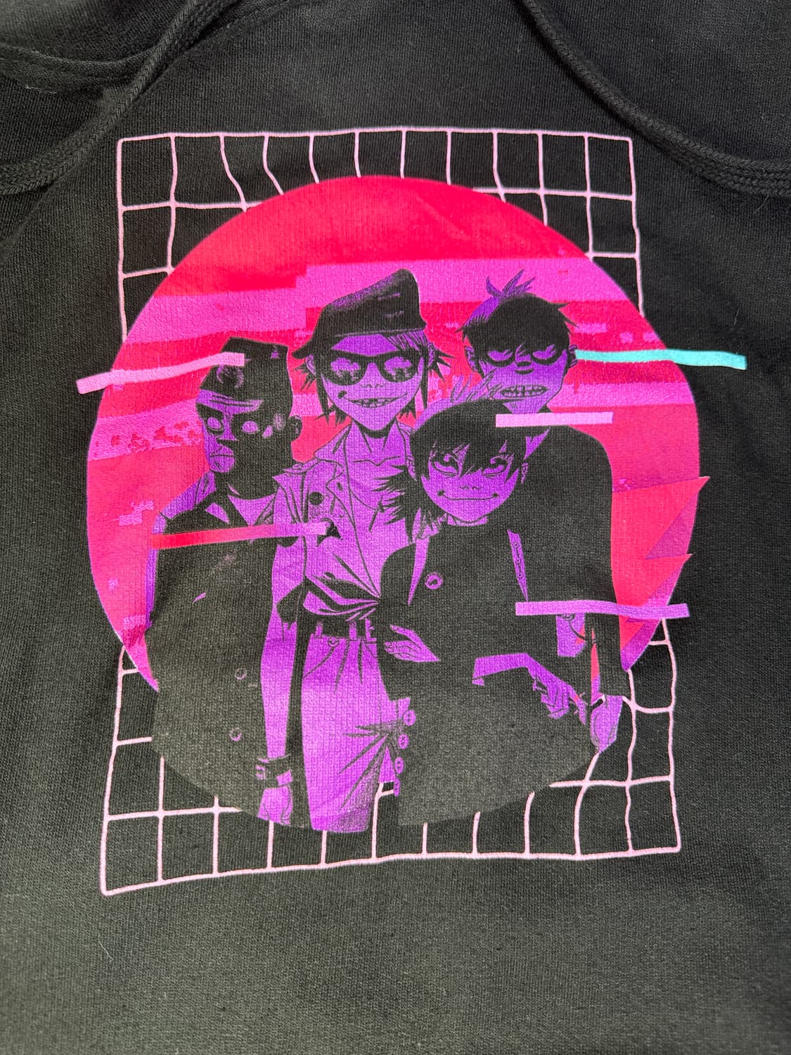 빈티지 고릴라즈 GORILLAZ 밴드 후드티 2XL 상품이미지4