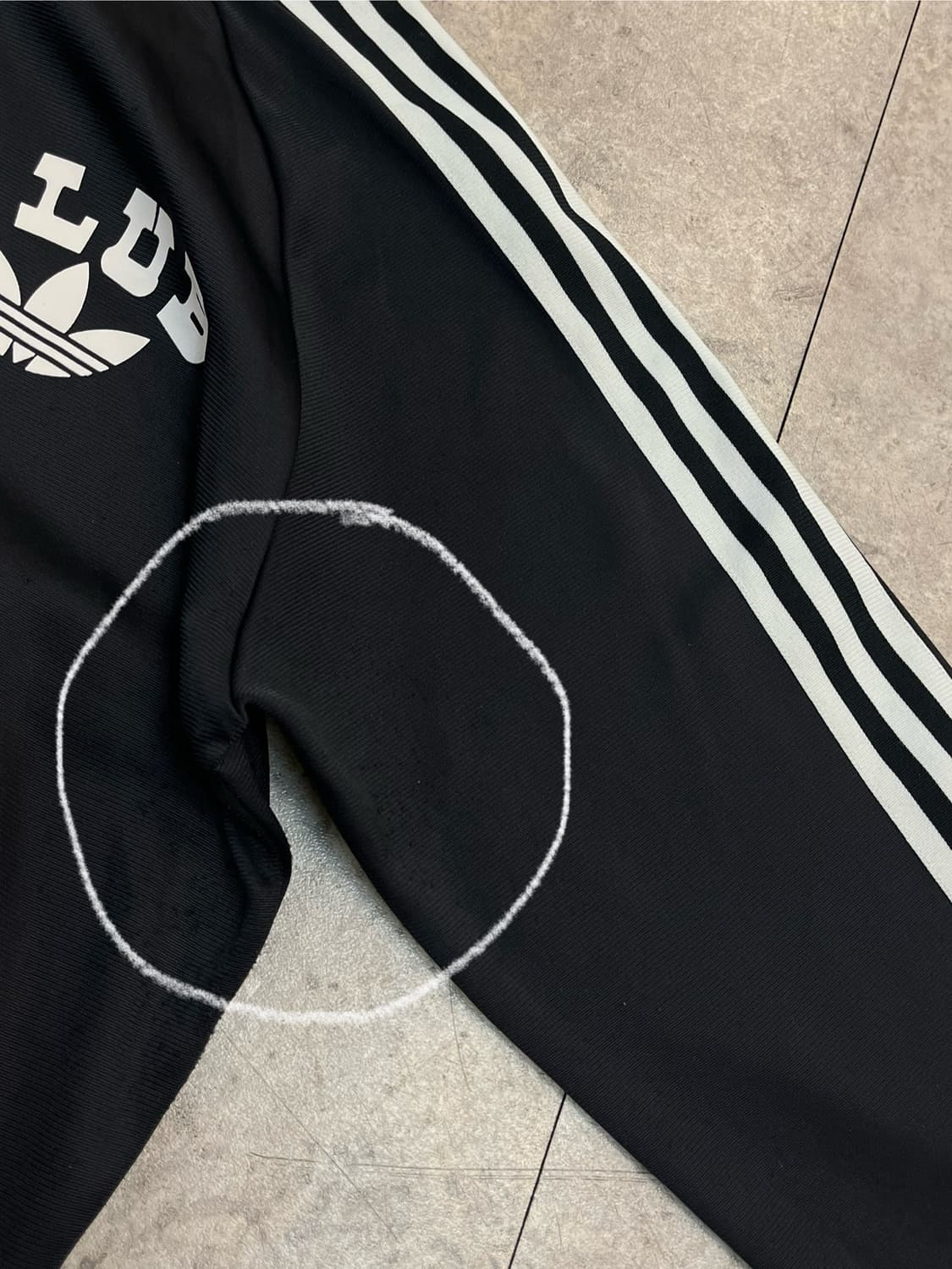 아디다스 트레포일 클럽 빅로고 져지 블랙 M #csz2465 상품이미지6