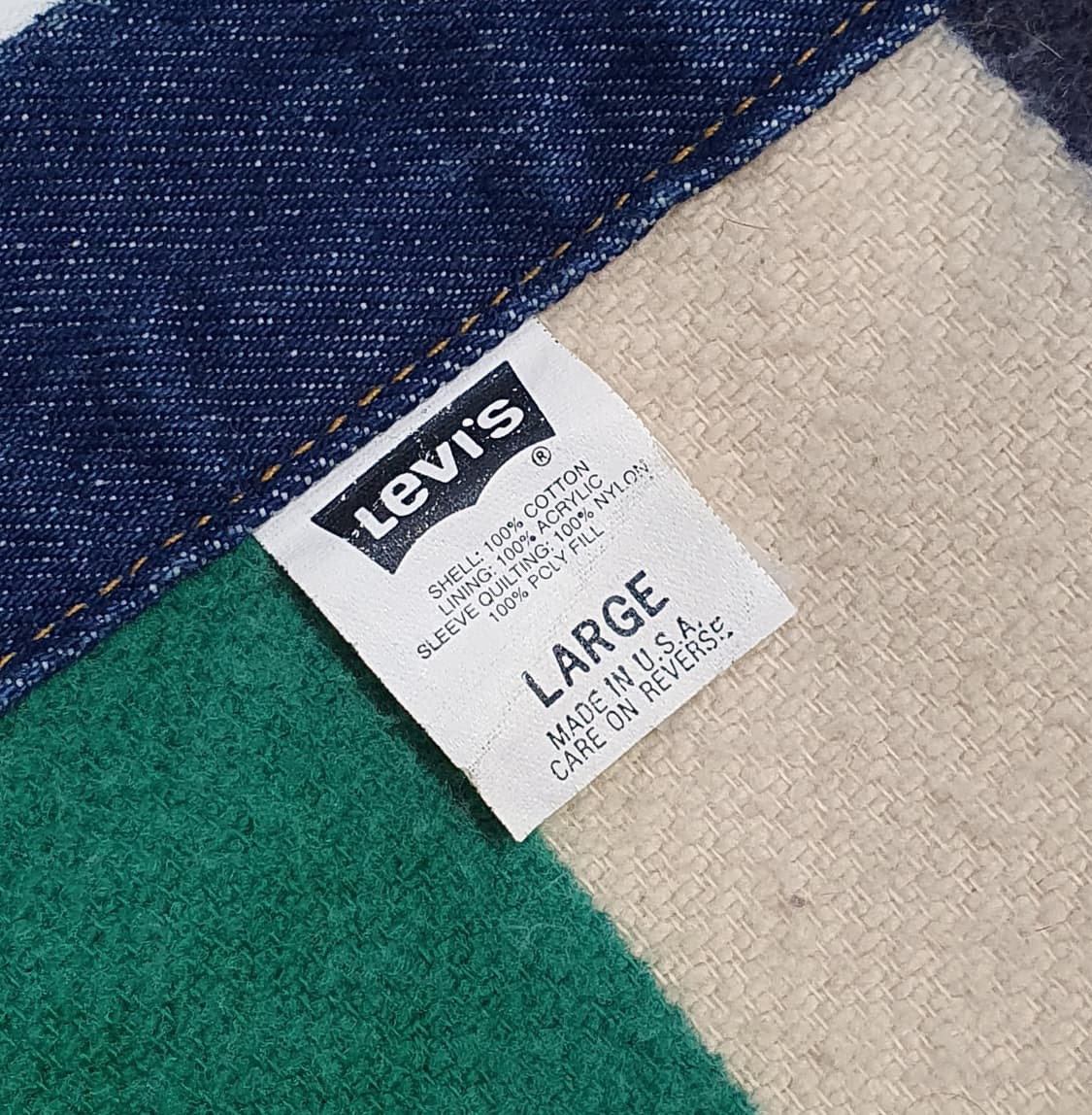 리바이스 hudsons bay 90s 리버서블 트러커 L (110) 상품이미지9