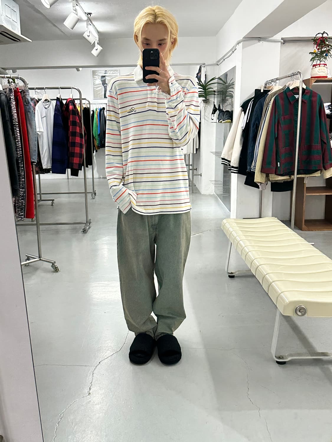 PALACE Multi Stripe Terry Polo Shirt 상품이미지5