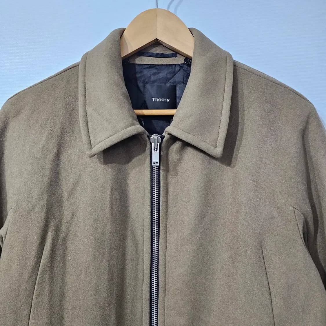 띠어리 THEORY 캐시미어 혼방 봄버 패딩 자켓 95 상품이미지7