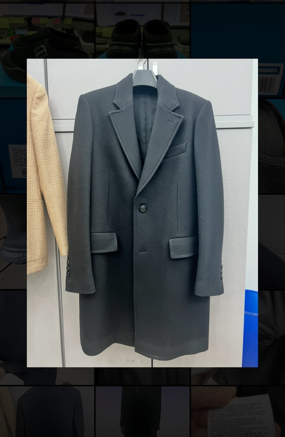 ami 아미 울 코트 블랙 상품이미지1