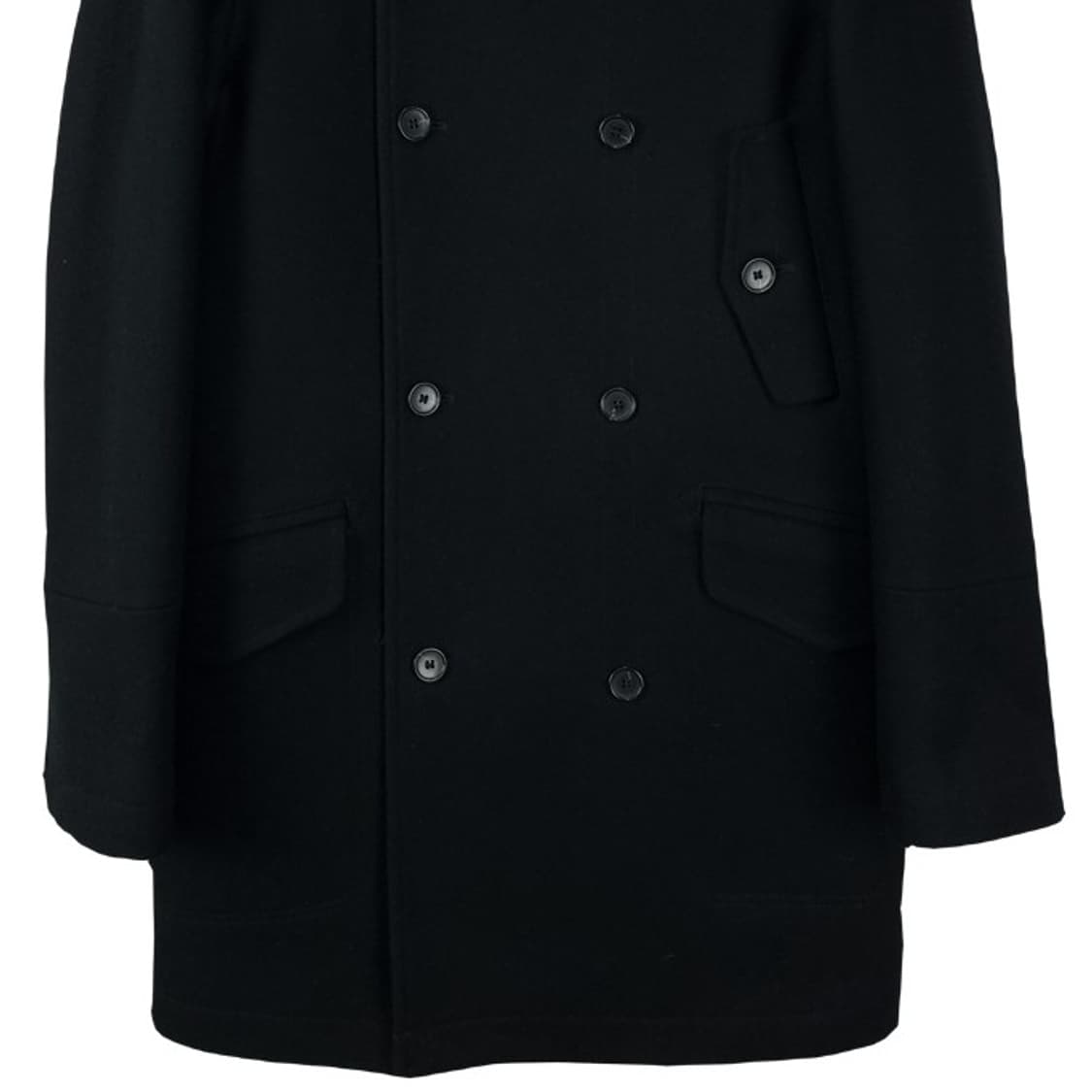 [타미힐피거] 모직 피코트 블랙 M18608 상품이미지5