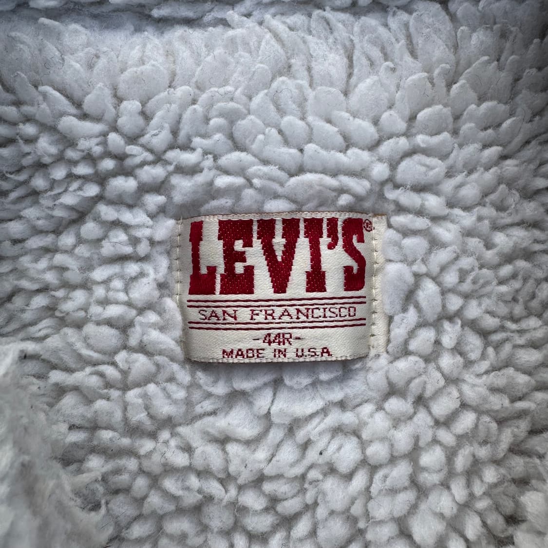 [XL] 80s Levis 리바이스 셰르파 데님 자켓 상품이미지8