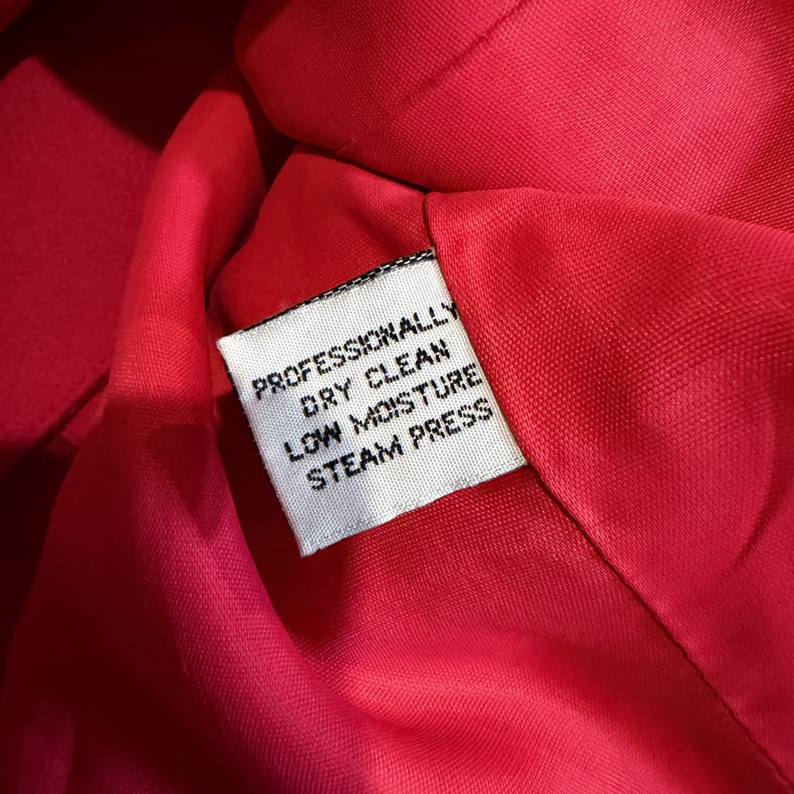 Christian Dior 80's 빈티지 레드 울 스커트 수트 재킷 상품이미지7